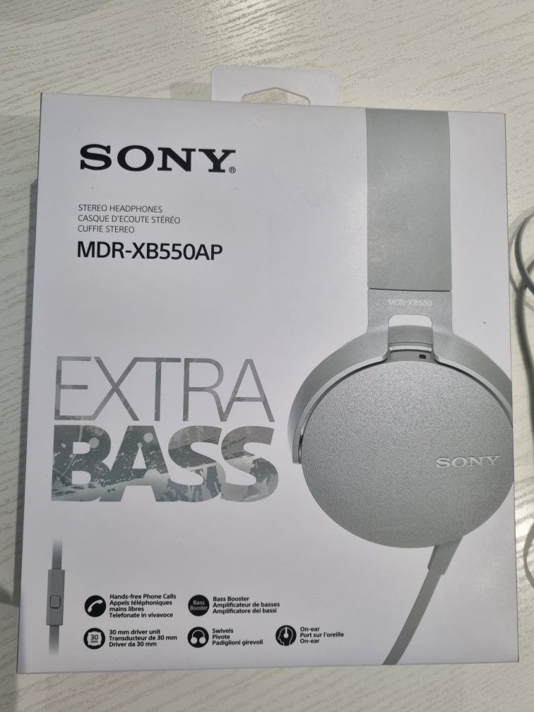 Słuchawki Sony MDR XB550AP