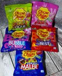 Льодяники Chupa Chups Bubble Gum, Sour, Strawberry, Zungen-Maler