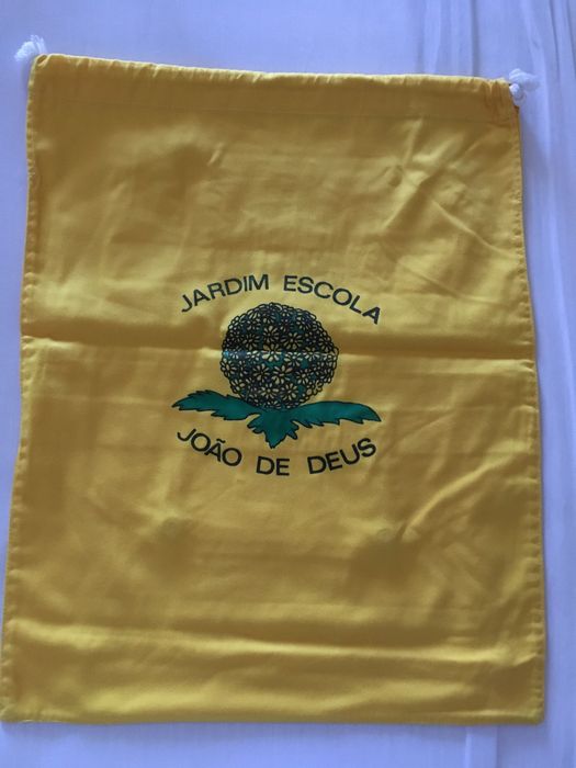 Saco amarelo para Jardim Escola Joao de Deus