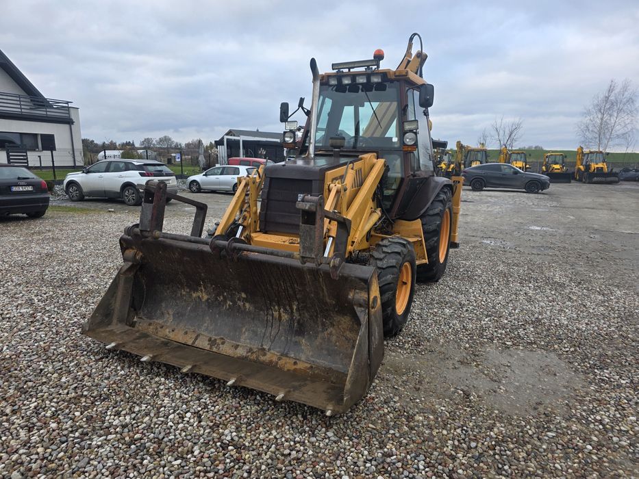 Case 580SK Super K Widły Szczęka Teleskop 4x4 Turbo 3 łyżki JCB CAT