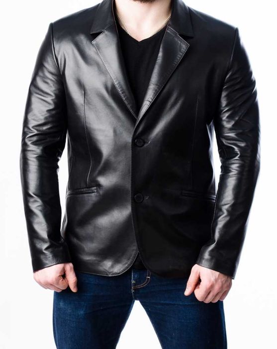Нова Куртка пиджак чоловічий шкіряний .Пиджак мужской кожаный