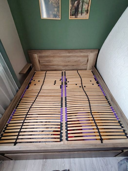 Łóżko małżeńskie 180/200 Duże bez materaca