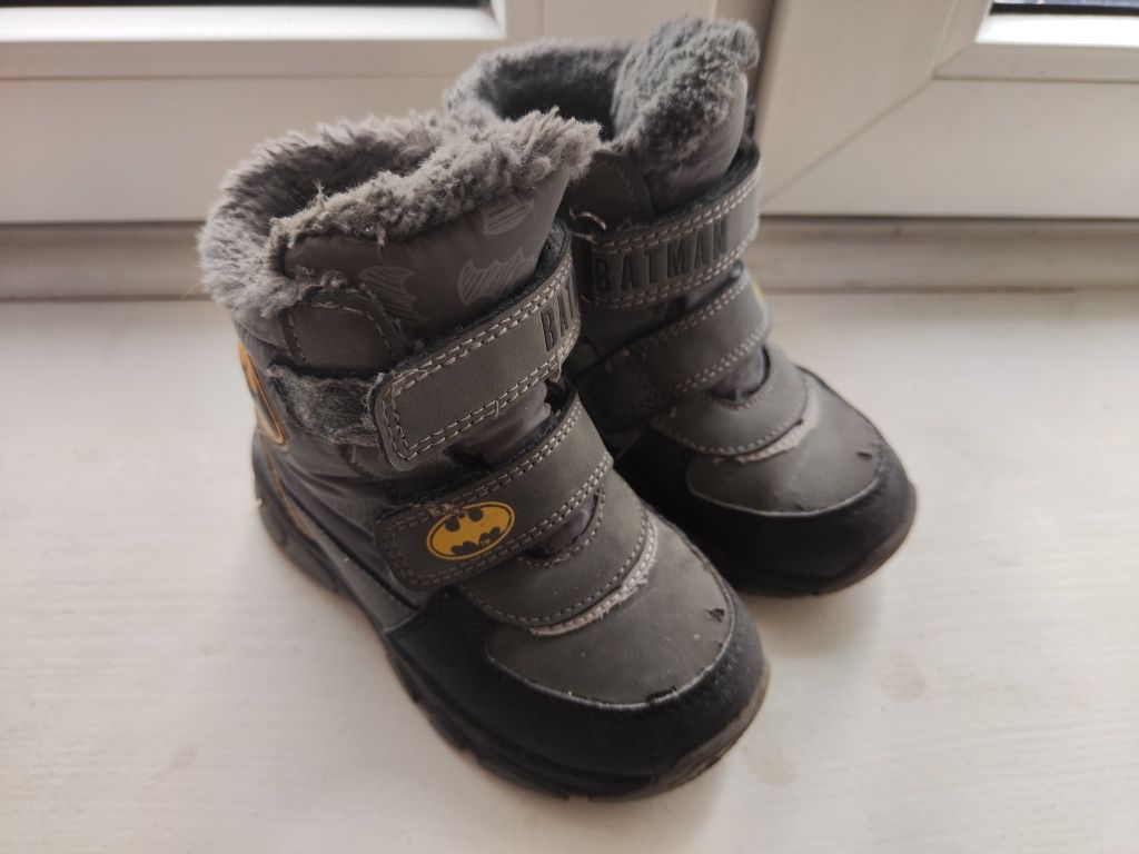 Buty zimowe śniegowce ocieplane smyk Batman 25