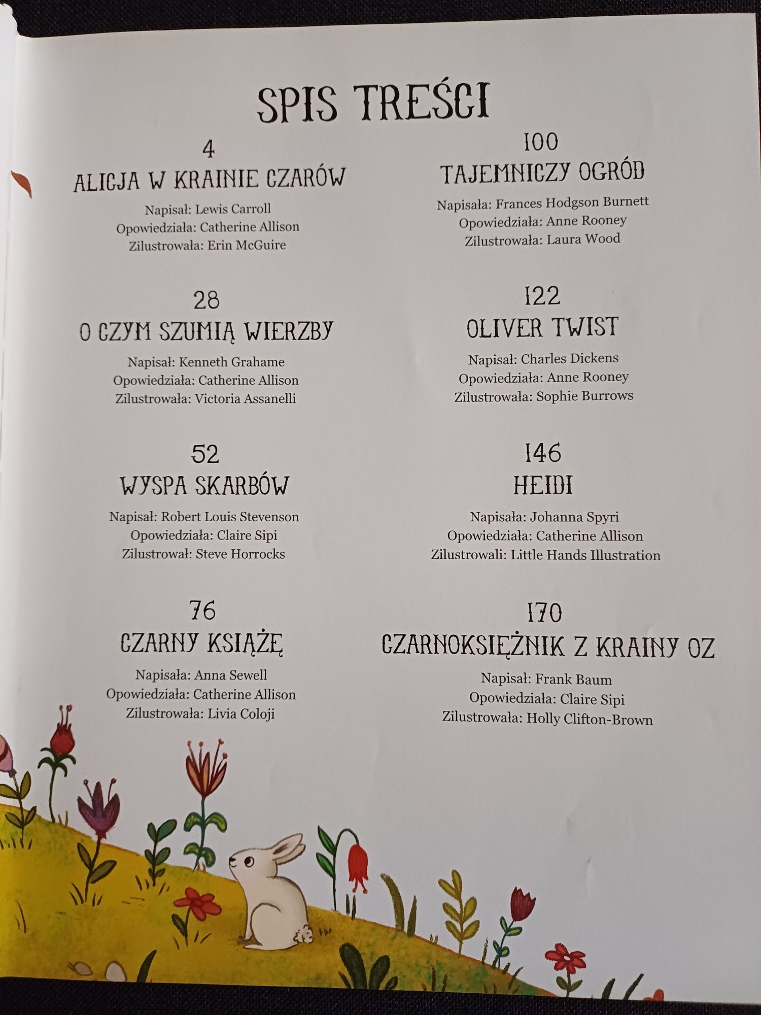 Baśnie bajki nowe, Wyspa skarbów, Tajemniczy ogród, Heidi i inne
