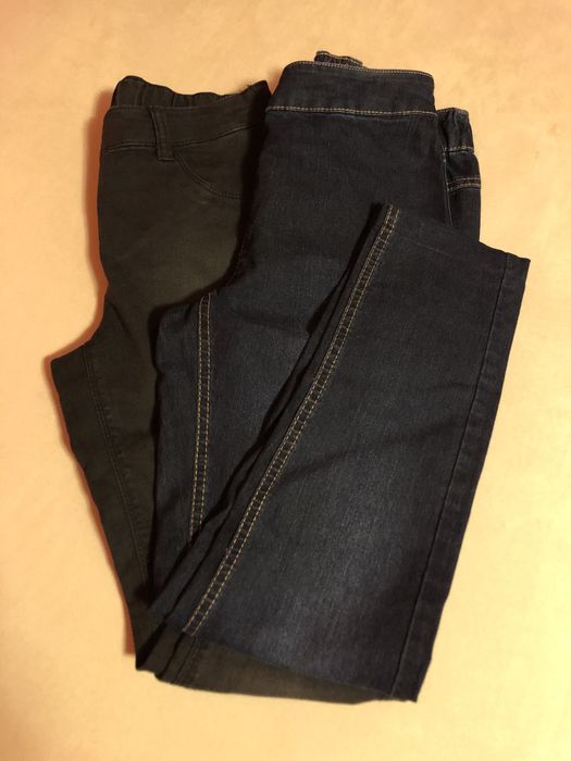 Spodnie C&A jeans 2-pak na gumkę 158 dla dziewczynki