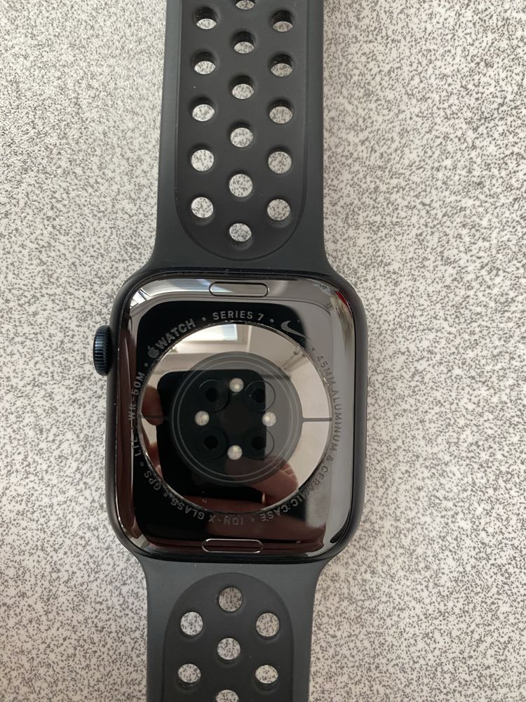 apple watch nike series 7 gps + cellular 45mm,