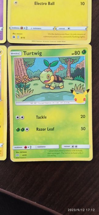 Карточки покемон