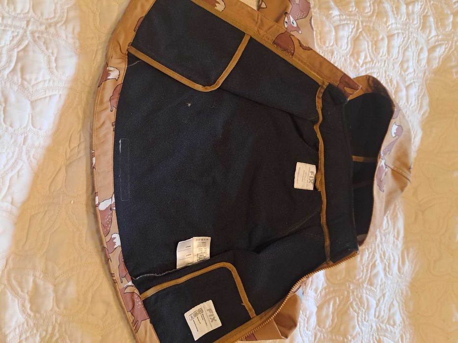 Kurtka waterproof dla chłopca 92 jesień wiosna przejściowa