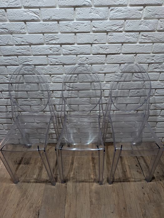 Zestaw 3 krzeseł GHOST