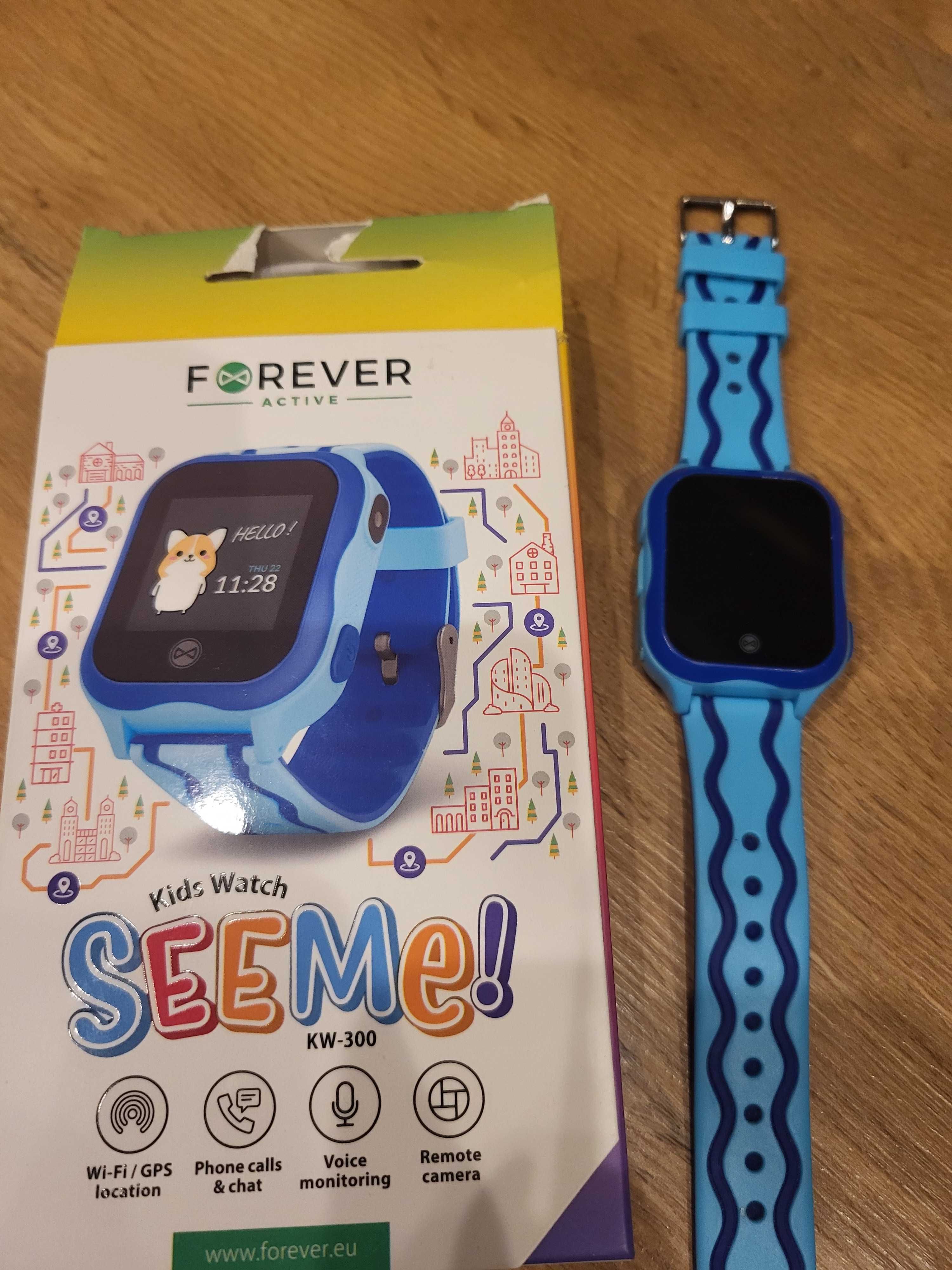 Zegarek na kartę sim, Forever Active niebieski
