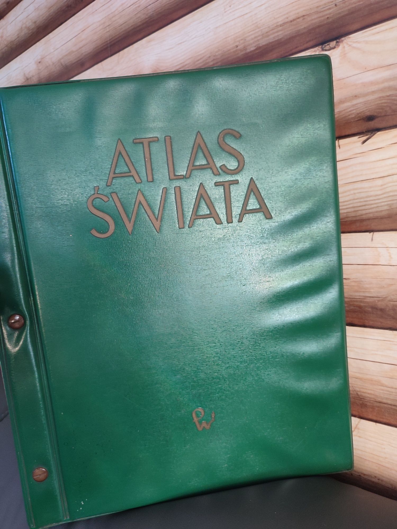 Stary atlas świata PWN Warszawa