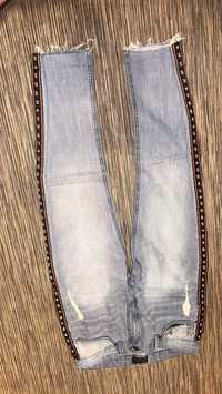 spodnie jeans męskie 31 32 pas 86 cm L reserved