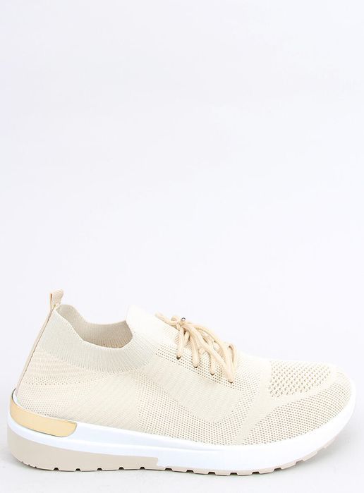 Buty Sportowe Skarpetkowe Welo Beige