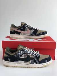 Мужские кроссовки Nike Air SB Dunk x Travis Scott. Размеры 40-45