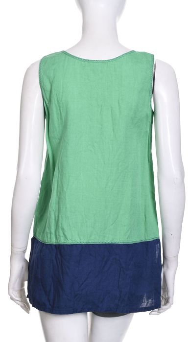 FASHION FOR YOU lniany top bez rękawów 36 38