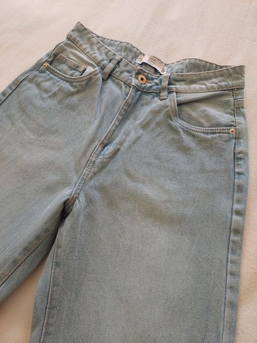 Calças Ganga Mom Fit, T38