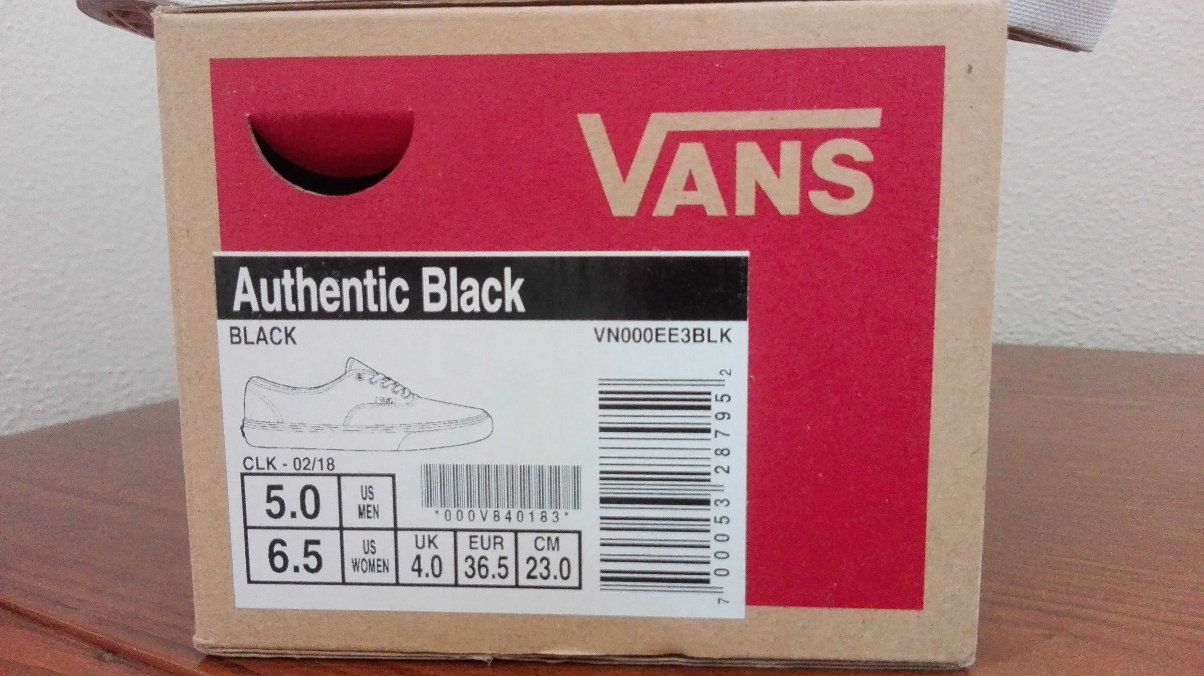 Vans clássicas NOVAS - nº 36,5