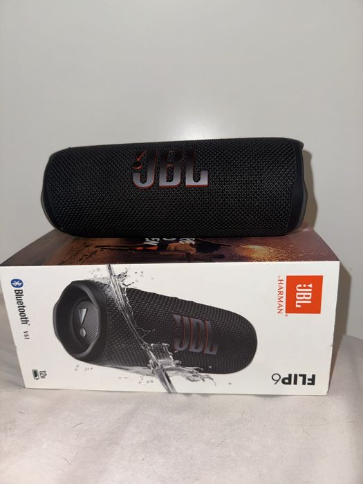 Coluna JBL Flip 6 – Como Nova + Caixa Original carregador original