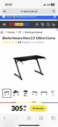 Biurko Huzaro Hero 2.5