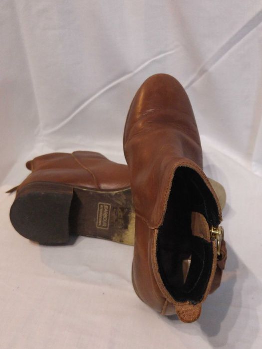 Botki skórzane damskie Barbour