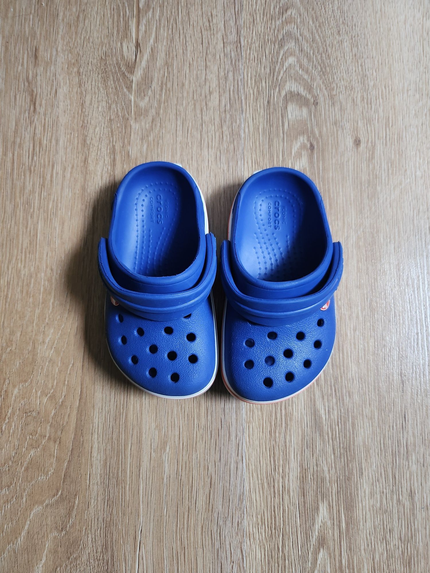 Niebieskie Crocsy, Crocs dziecięce c6 r. 22-23