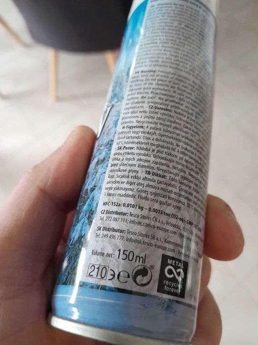 sztuczny śnieg w sprayu