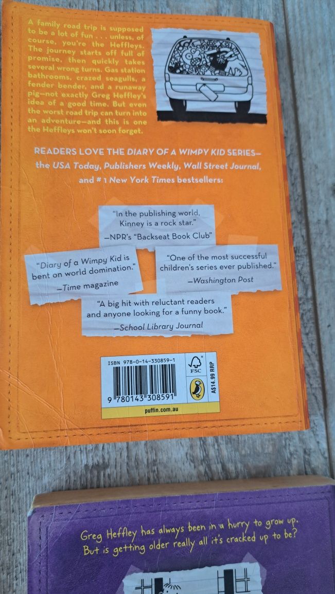 Diary of a Wimpy Kid Dzienniczek Cwaniaczka po angielsku 4 tomy