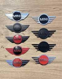 Símbolos Metal Autocolante Capô/Mala Mini Cooper 115mm