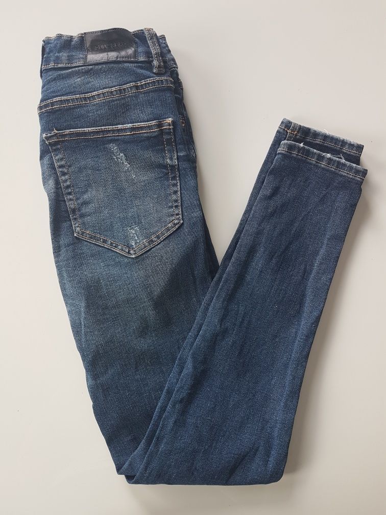 Jeansy spodnie jeansowe 34 XS dżinsowe dżinsy z kieszeniami