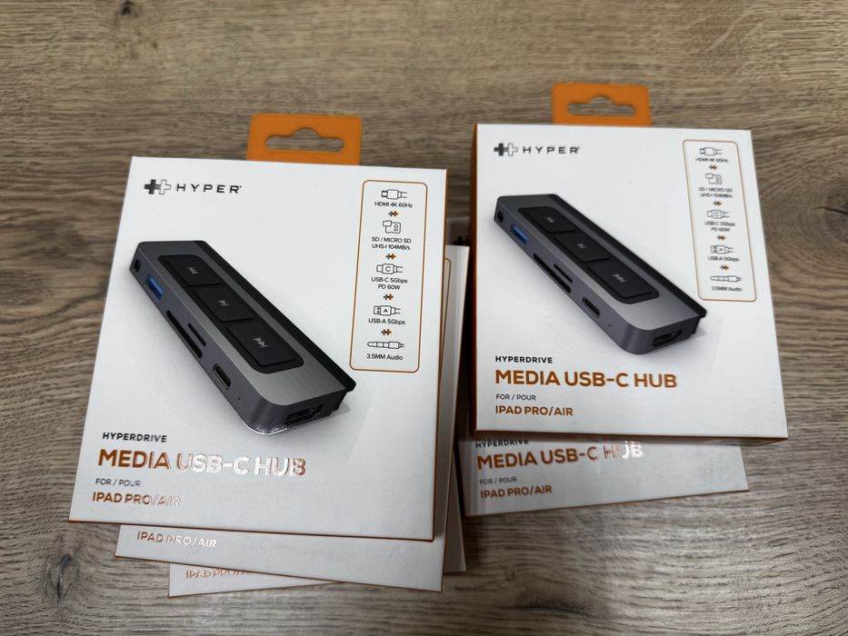 USB-хаб Hyper HyperDrive 6-in-1 USB Type-C Media Hub Silver
