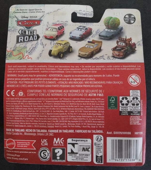 Cryptid Buster Lightning McQueen Cars On The Road 1/55