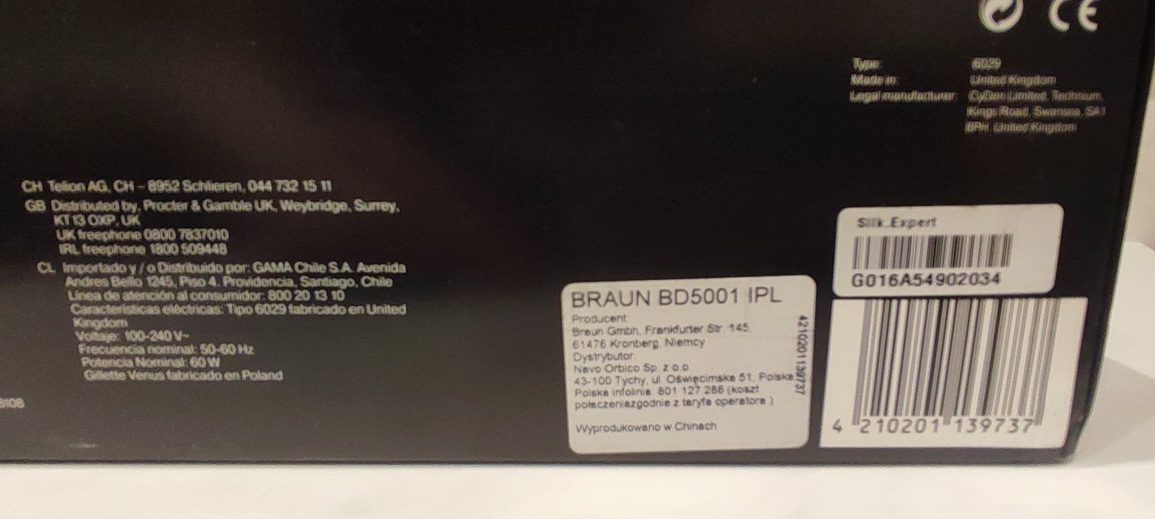 Braun Silk-expert BD5001 depilator IPL