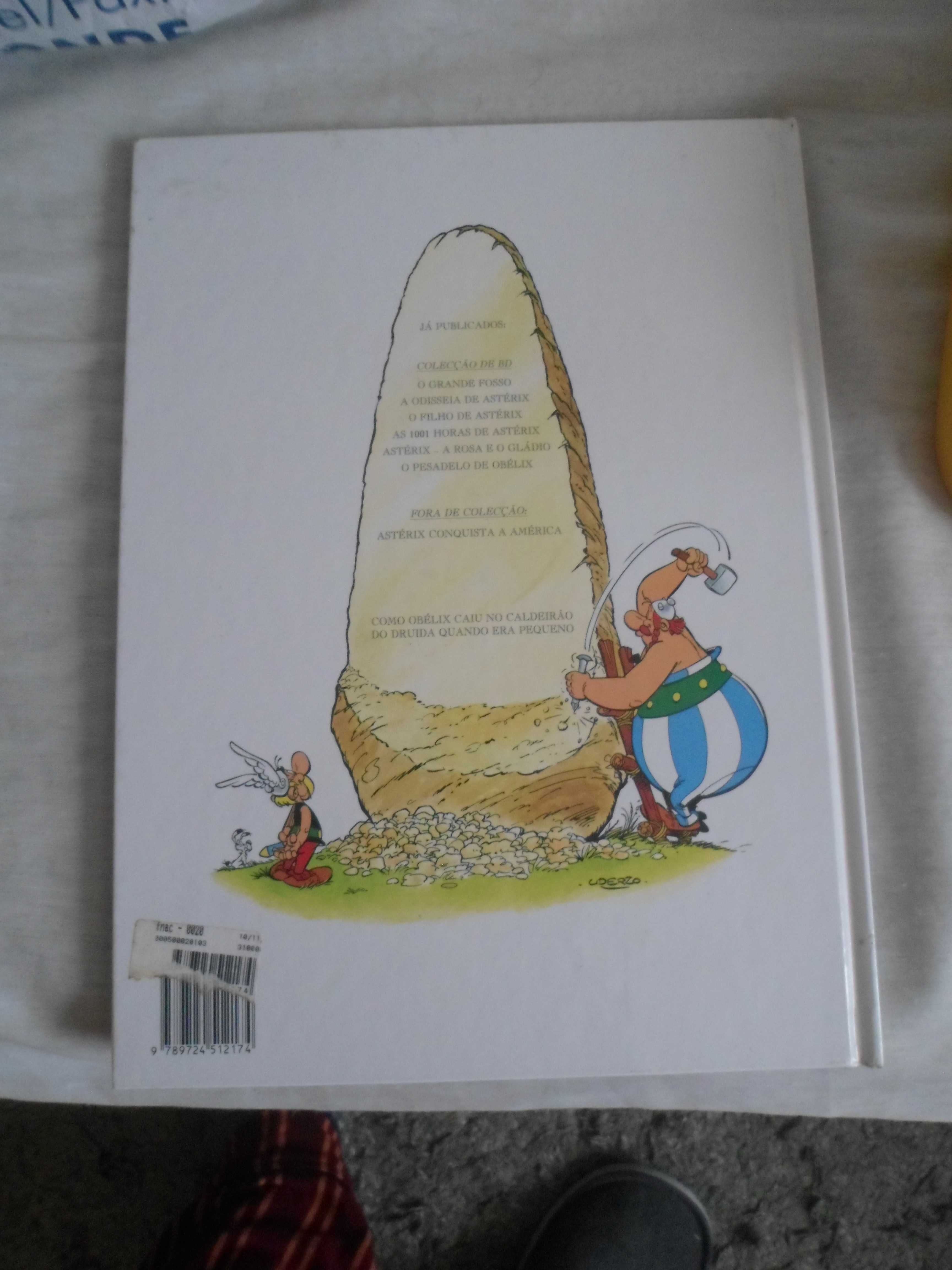 o livro do astérix com o titulo o pesadelo de obélix