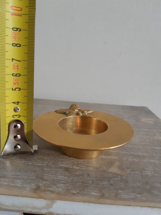 Podstawka na świeczkę tealight mosiądz Stylowe starcia