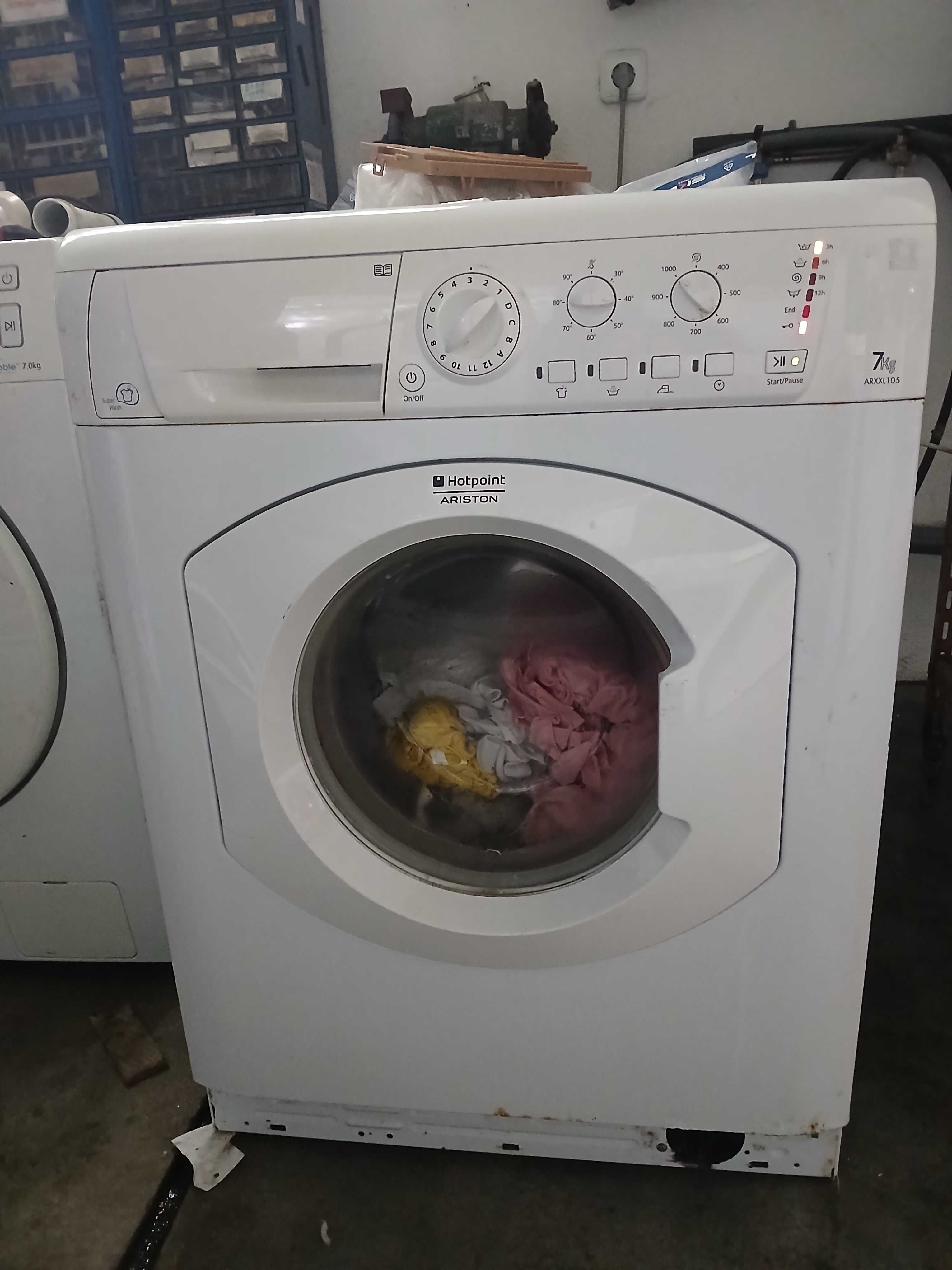 Maquina de roupa Hotpoint 7k a funcionar na perfeição