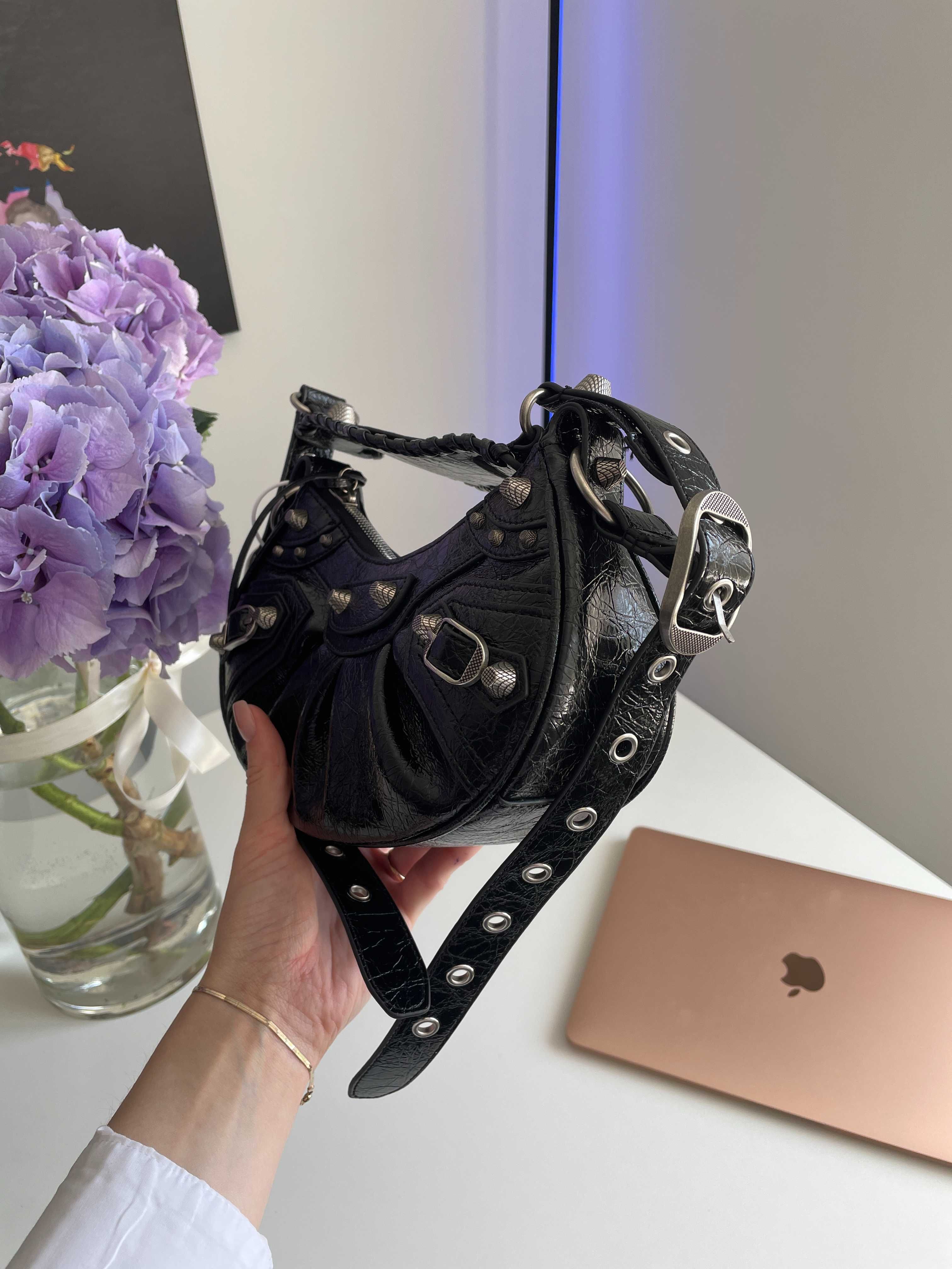 Balenciaga Le Cagole XS Shoulder Bag Black сумка