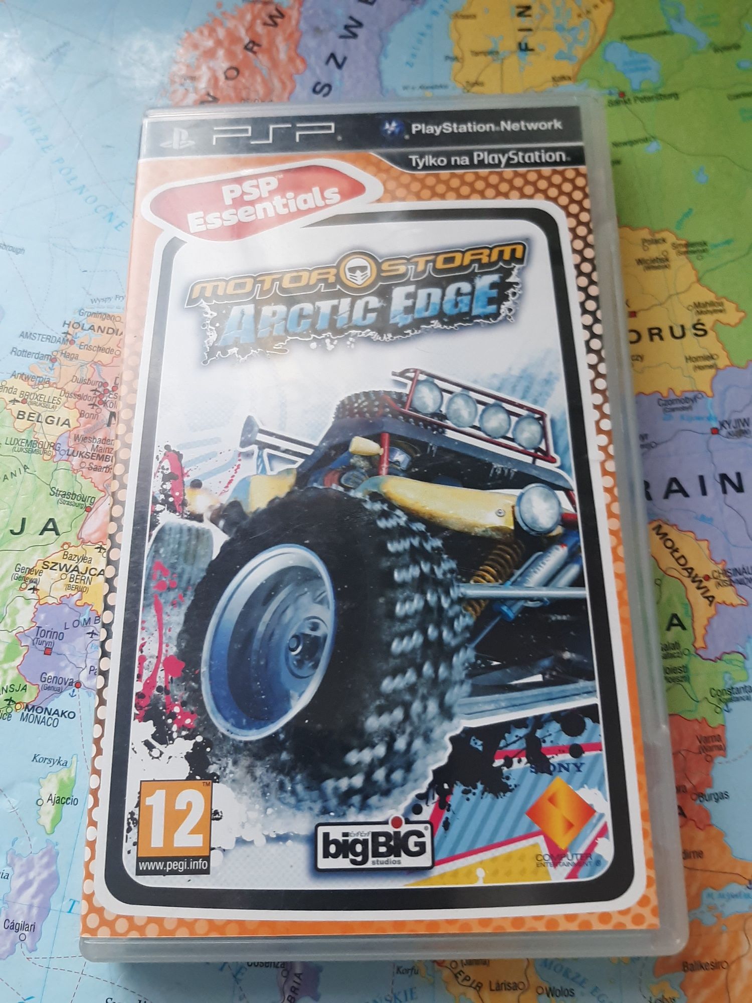 Gra sony psp motor storm arctic edge motorstorm