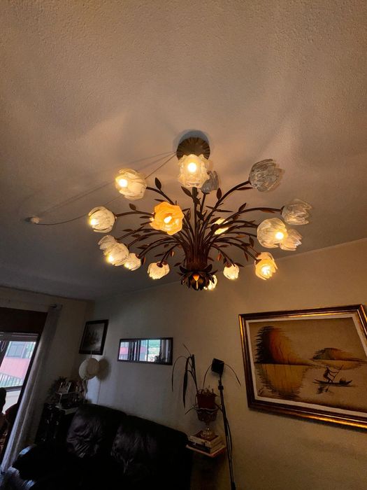 Conjunto Candeeiro Flores