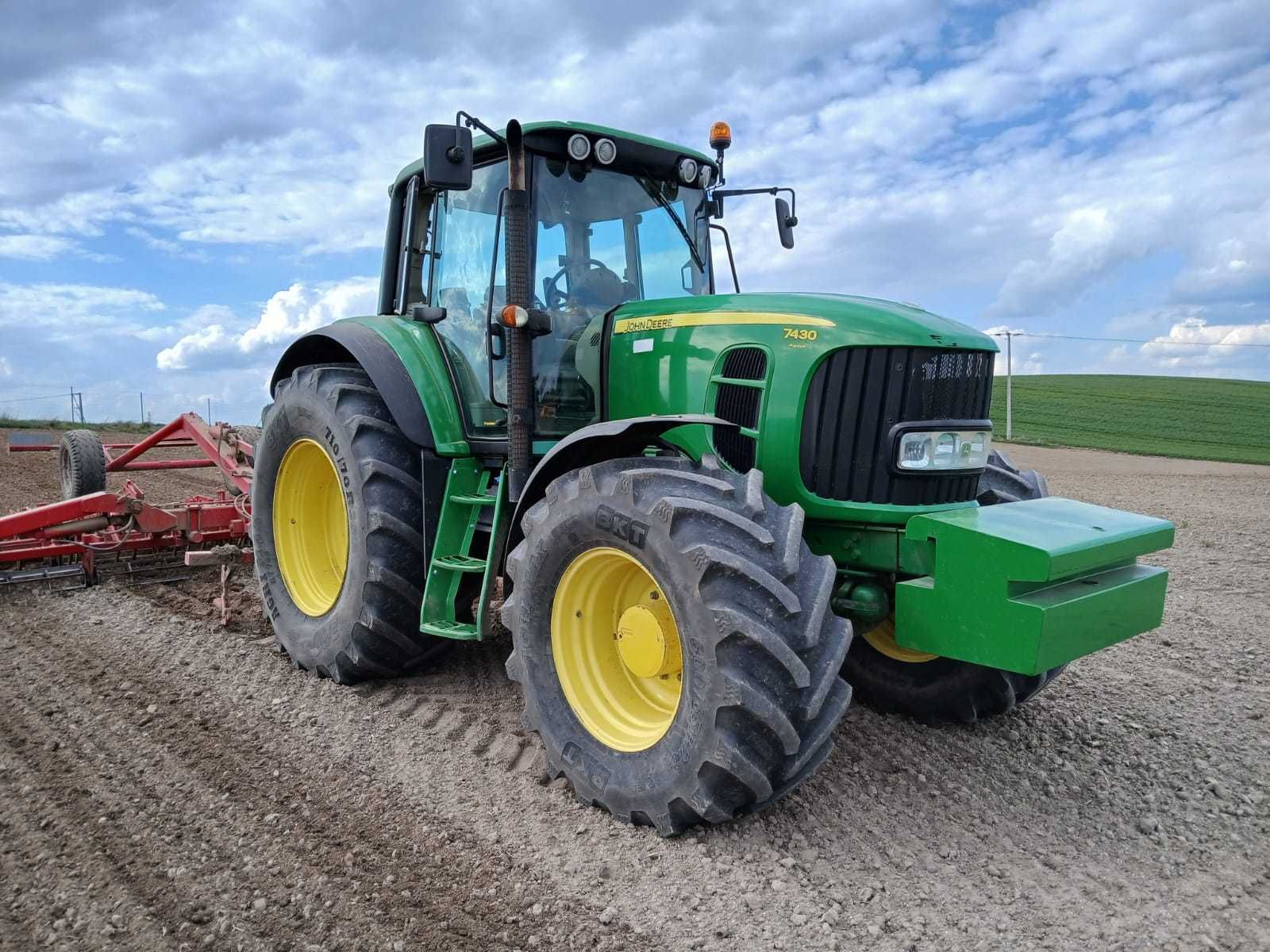 ciągnik john deere 7430 premium 7530 sprowadzony z niemiec