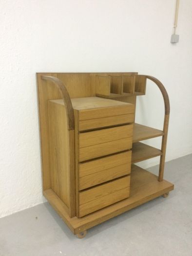móvel armario estante madeira original moderno art deco vintage olaio