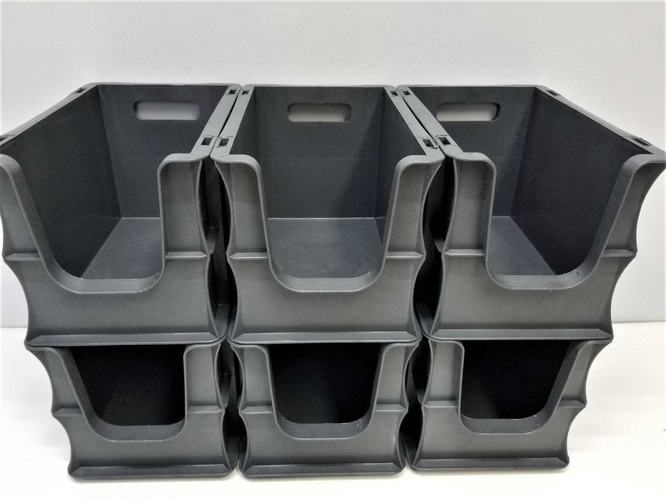 Pojemnik Kuweta Skrzynka Kosz Magazyn Warsztat Garaż Regał Plastikowy.