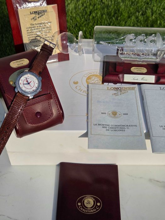 Longines Christobal Columb Compass Ref 5253 Full Set - jak NOWY!