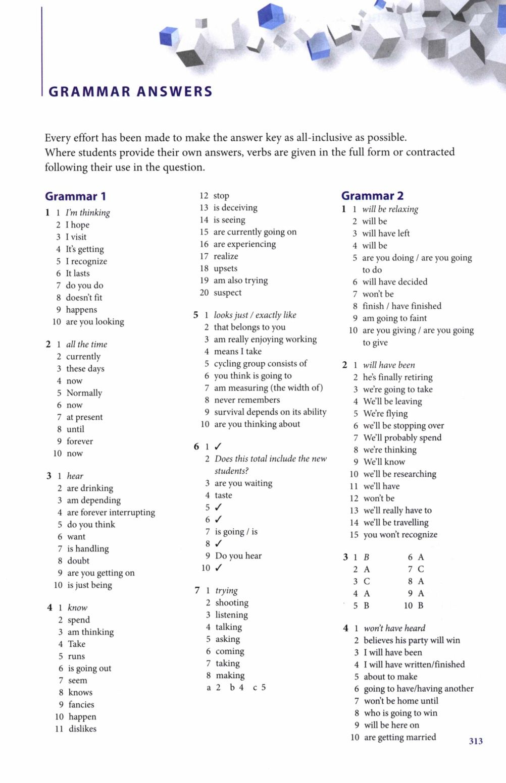 Language Practice for Advanced