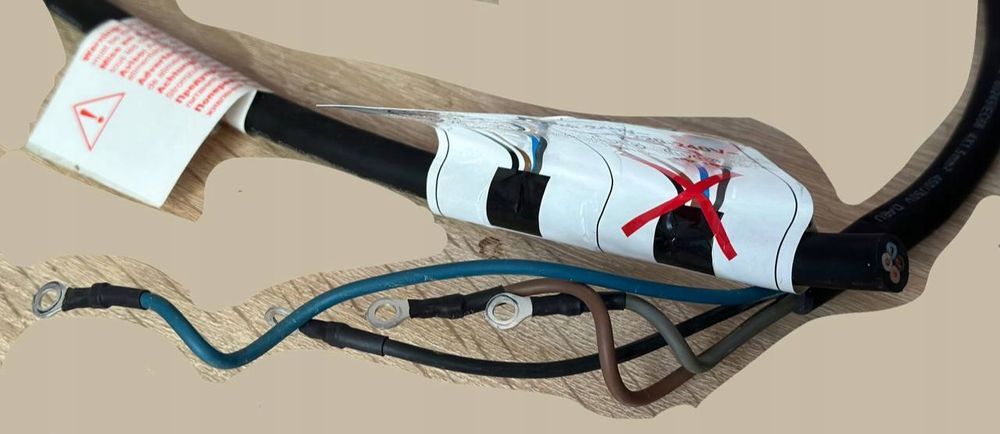 Kabel przewód gumowy H07RN-F DABU 450/750V 4x1,5mm ² 1m