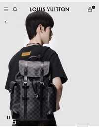 Louis vuitton, christopher backpack, damier, 2018, перевірки, ідеал