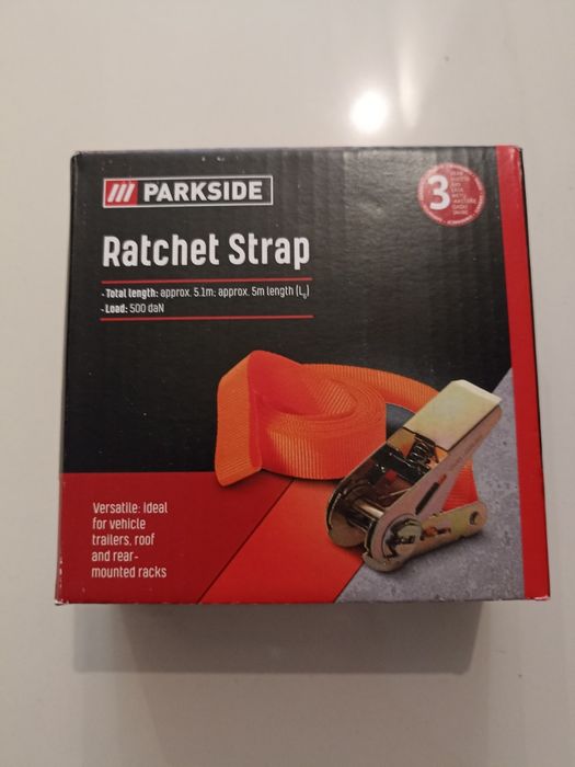 Pas mocujący - transportowy z grzechotką Parkside