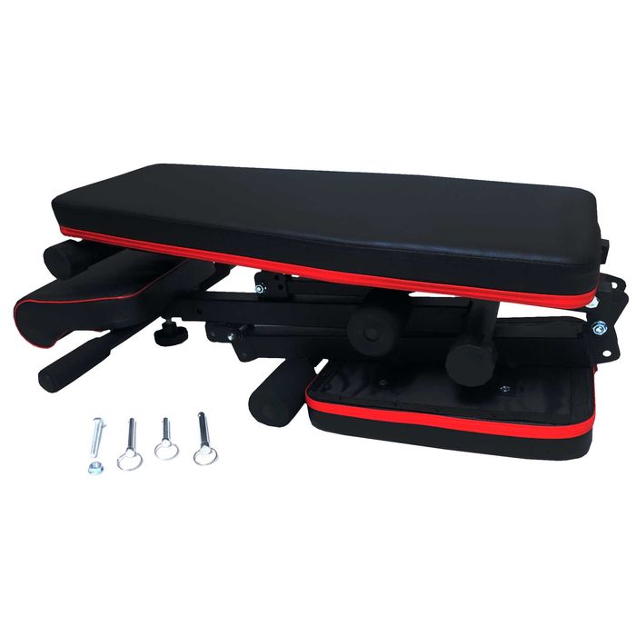 Ławka treningowa z modlitewnikiem regulowana do ćwiczeń hantli NOWA