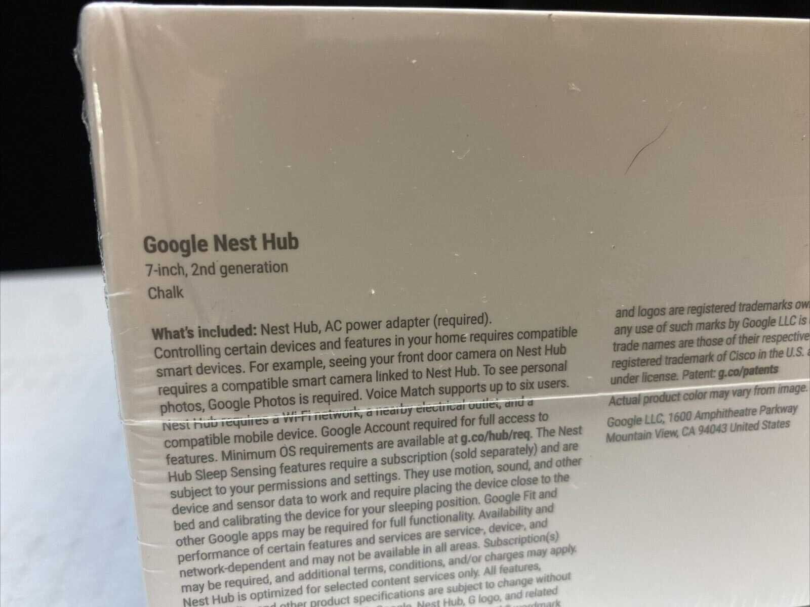 Колонка Google Nest Hub 2nd Generation умная акустика контроллер