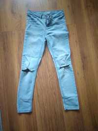 Spodnie jeansowe dziewczęce rozm 128