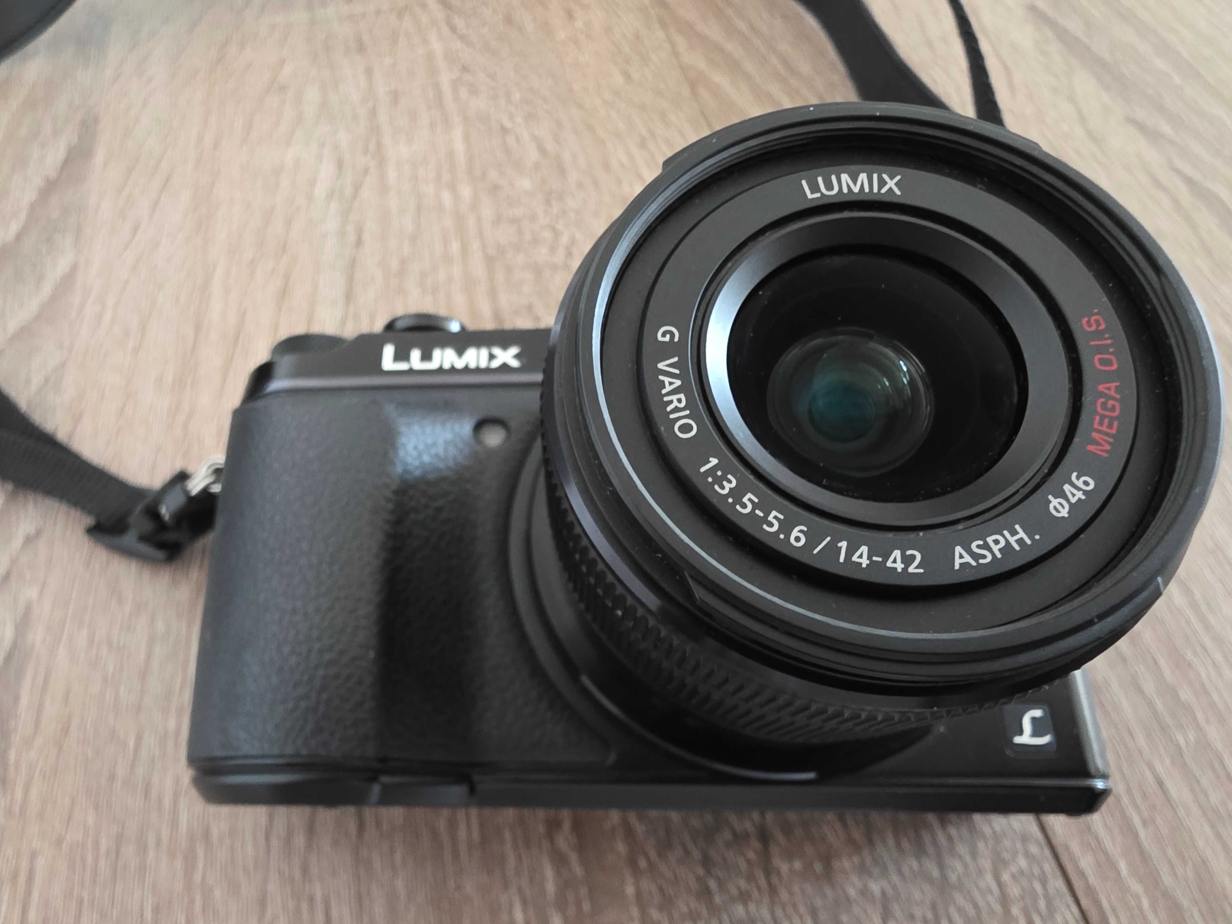 Panasonic Lumix DMC GX7 + obiektyw 14-42 mm DOBRY STAN!